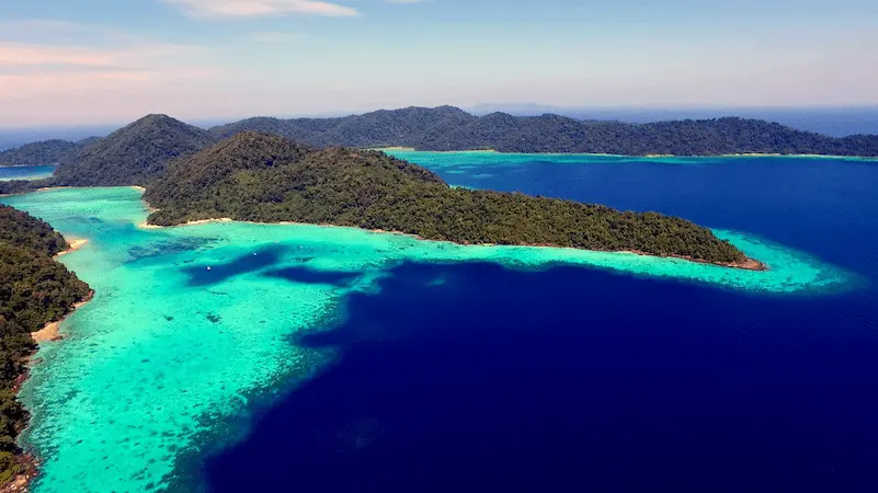 Rafa koralowa na Wyspach Similan